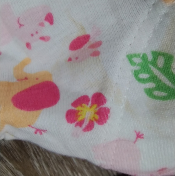 •Little Me 4T Zoo Safari Animals Onesie Zip Up Footies PJ Sleeper sleep wear - Picture 13 of 16